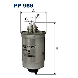 FILTRON PP966  YAKIT FILTRESI FIAT > DOBLO - PALLO - SLENA 1.9D (01>)