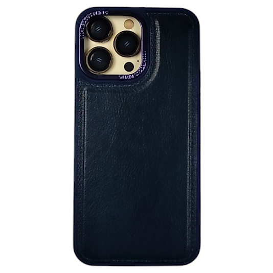 APPLE 14 PRO MAX DERİ METAL TUŞLU KILIF