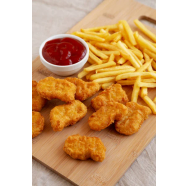 Chicken Nugget mit Pommes