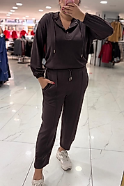 Rahat Şıklığın İmzası Oversize Kalıp Premium Takım – Kahverengi