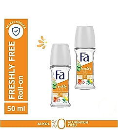 FA FRESHLY FREE SALATALIK & KAVUN KADIN ROLL-ON 50ml