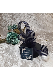 2.5 Cm Şerit Şifon Lacivert Kurdale 20 Mt.