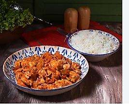 Acı Soslu Tavuk + Pirinç Pilavı