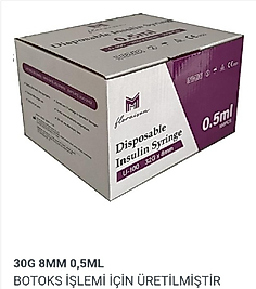 30G 0.5 8mm insülin enjektör