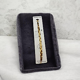 Çelik bileklik gold 18 cm