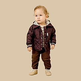 Erkek Bebek 6-24 Ay Çizgili Üçlü Takım