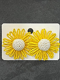 Çiçek tasarım küpe