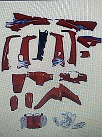 MONDİAL KH100 KAPORTA SETİ KIRMIZI