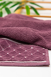 Mutfak-Havlusu-Bade Jakarlı-Bordo-enex life