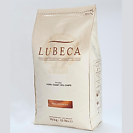 Lubeca Ivory Coast %35 Milk Chocolate 10 Kg (Sütlü Damla Çikolata)