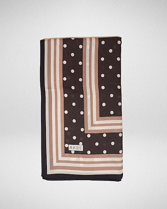 Spring Eşarp Yeni Desen Puantiye Desen