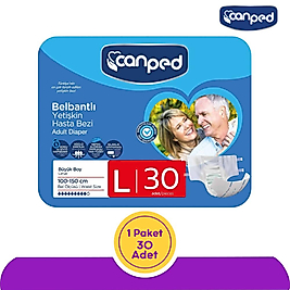 Canped Belbantlı Hasta Bezi Büyük (L) 30 Adet