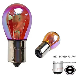 ( 2 X ADET ) 1 TAKIM DIADEM ÇİFTDUY AMPUL 12V 1016 21W/5W (BAY15D) ÇİFTDUY ŞAŞI TIRNAK