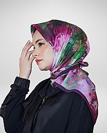 Spring Eşarp Suluboya Desen