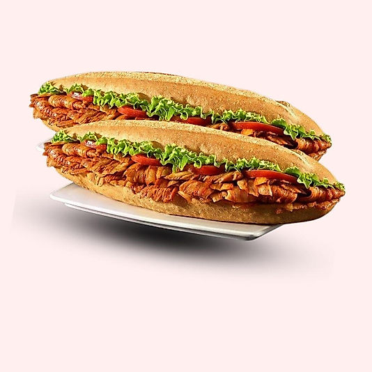 2'li Tam Porsiyon Ekmek Arası Döner