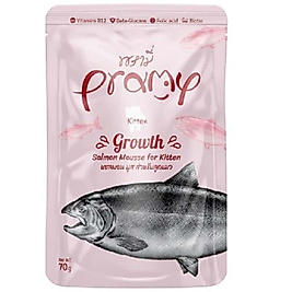 Pramy Growth Yavru Kediler İçin Somonlu Mousse 70G