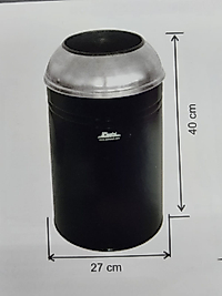 Çöp Kovası Kapaklı Boyalı İç Kovasızdır 23 LT ( KDV DAHİL )