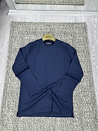Bisiklet yaka sweatshirt lacivert (kod 1051)