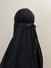 Pamuk viskon lacivert iç peçe