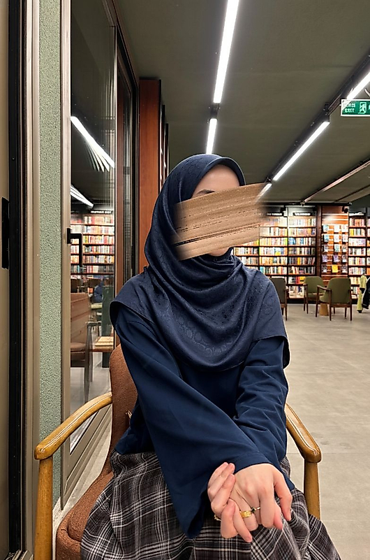 Pamuk Jakar Büyük Boy Eşarp Lacivert