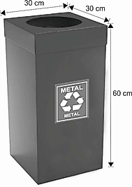 Geri Dönüşüm Kovası Boyalı 54 LT ( KDV DAHİL )