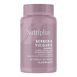 Nutriplus Berberis Vulgaris (Karamuk) Ekstresi 30 Kapsül