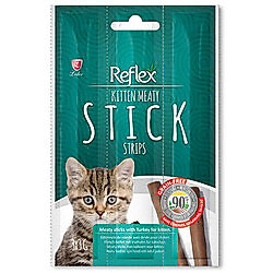 Reflex Kitten Cat Stick Hindi Etli Tahılsız Yavru Kedi Ödül Çubukları 3 Gr x 3 Stick