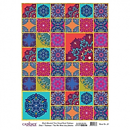 DESENLİ ALTIN VARAK PİRİNÇ DEKOPAJ 30*42 CM MODEL 030
