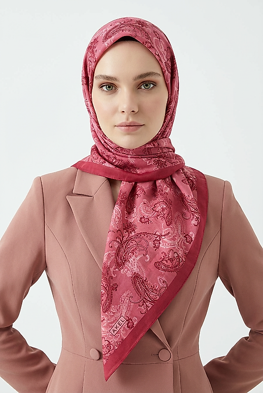 Spring Eşarp Tarihi Çiçek Desen