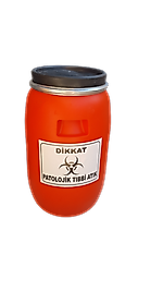 Patolojik Atık Fıçısı 30 lt Çember Kapaklı
