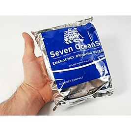 Acil İçme Suyu Rasyon Paketi & SEVEN OCEANS® Emergency Drinking Water Ration (12'Lİ)
