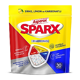 Asperox Sparx Diamond Bulaşık Makinesi Kapsül 30'lu 351 G