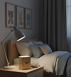 Krem Renkli Masa Saati MS026