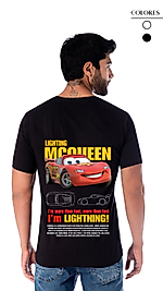 Lightning McQueen Cars - Baskılı Oversize Tişört