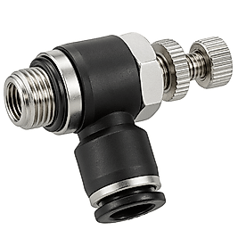 1/2-08 Pnömatik Piston Üstü Kısıcı Dirsek