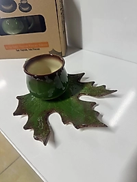Çınar Yapraklı YeşilTek Fincan