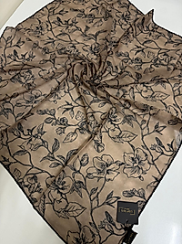 SOFT KETEN EŞARP ÇİÇEK DESEN 05