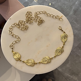 Gold Yaprak Zincir Kemer