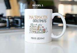 Matematik Öğretmeni Temalı Kupa Bardak