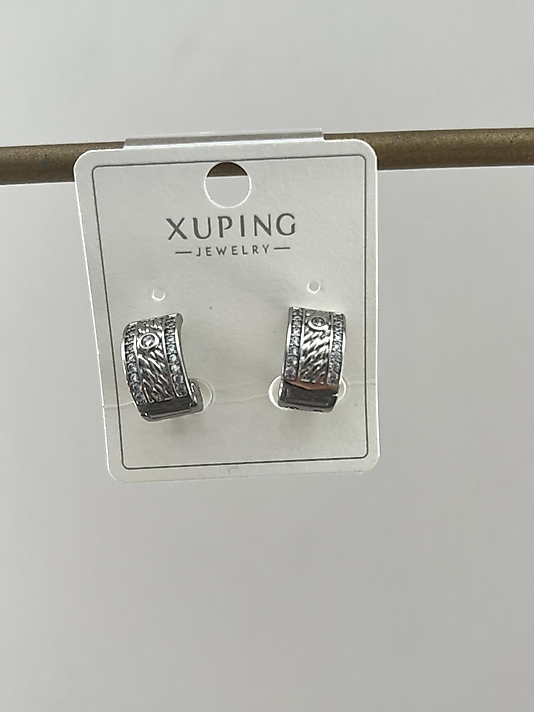 Xuping Minimal Silver Küpe