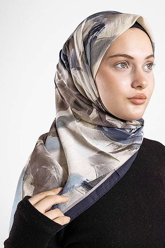 SPRİNG EŞARP DESEN-1