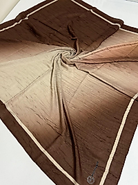 MİRORA DESEN BAMBU EŞARP KAHVERENGİ