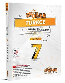 Spoiler Yayınları 7. Sınıf Türkçe Soru Bankası 2025 2026 Yeni Baskı Sezon Kitabı