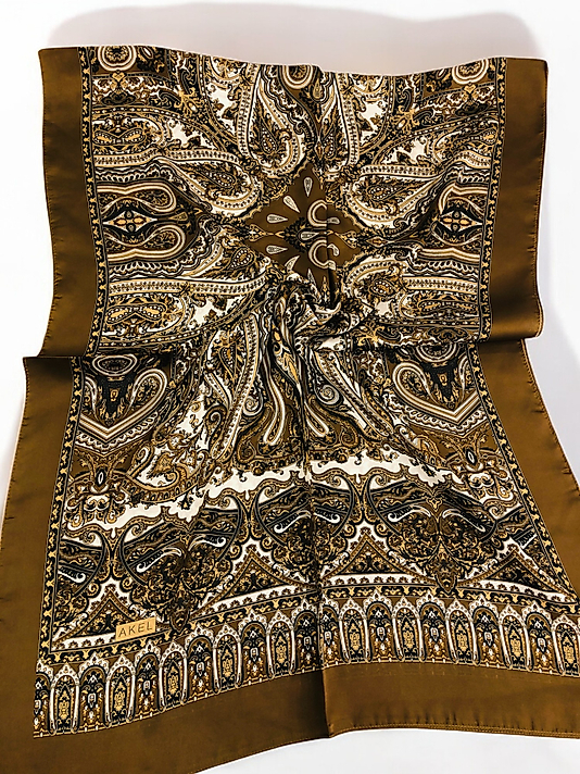 Desenli Alfa Silk Şal Pastel Desen