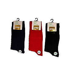 Kadın Pola Bambu Çorap 12 Adet