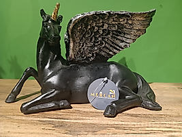 MERCAN MOBİLYA AKSESUARSiyah At,Gold, Polyester Dekoratif  Biblo, hediyelik eşya