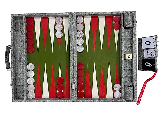 Green Stingray Backgammon Board