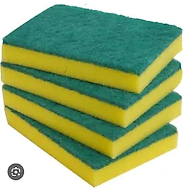 ENDÜSTRİYEL BULAŞIK SÜNGERİ 4 LÜ