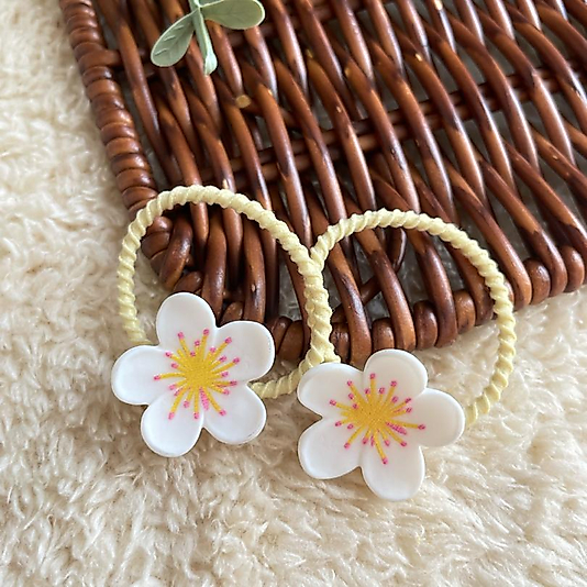 Bahar Çiçekleri Kız Çocuk 2li Bağlama Toka