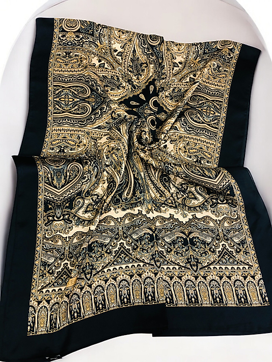 Desenli Alfa Silk Şal Pastel Desen